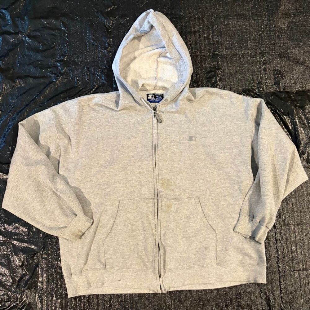 Starter Men's Grey Hoodie